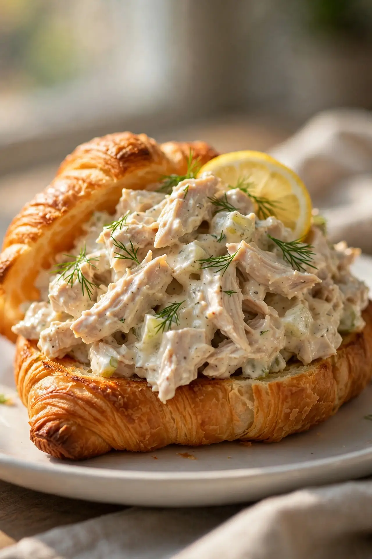 Classic chicken salad — recipe card