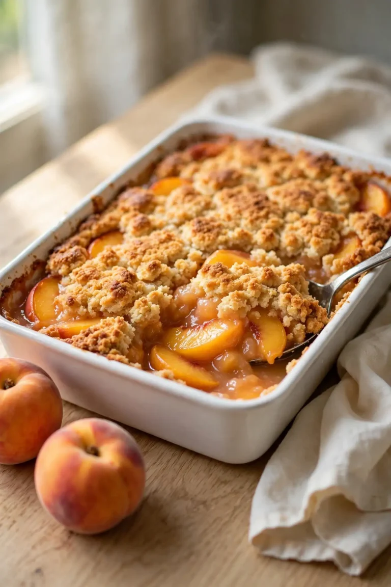 Classic Peach Cobbler Recipe With Fresh or Canned Peaches
